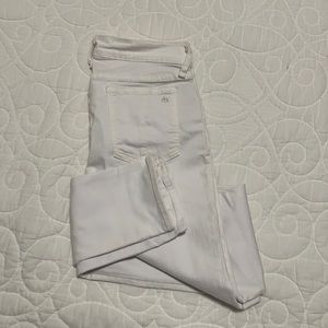 Rag & Bone white skinny jeans